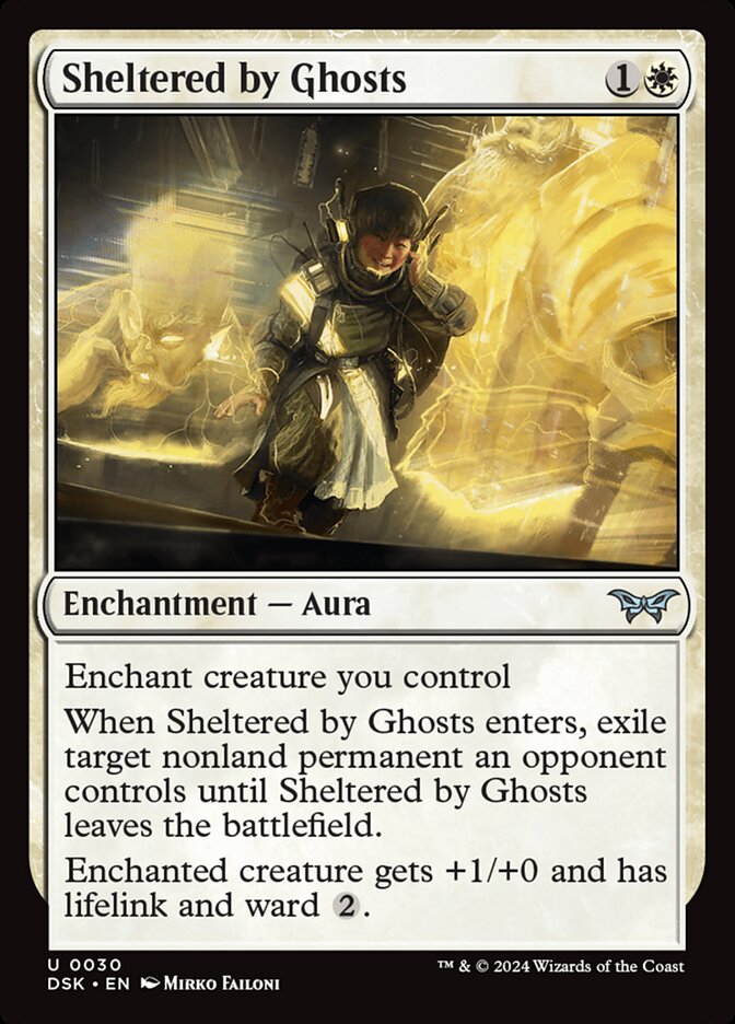 Sheltered by Ghosts 30 (Duskmourn: House of Horror)  - Foil