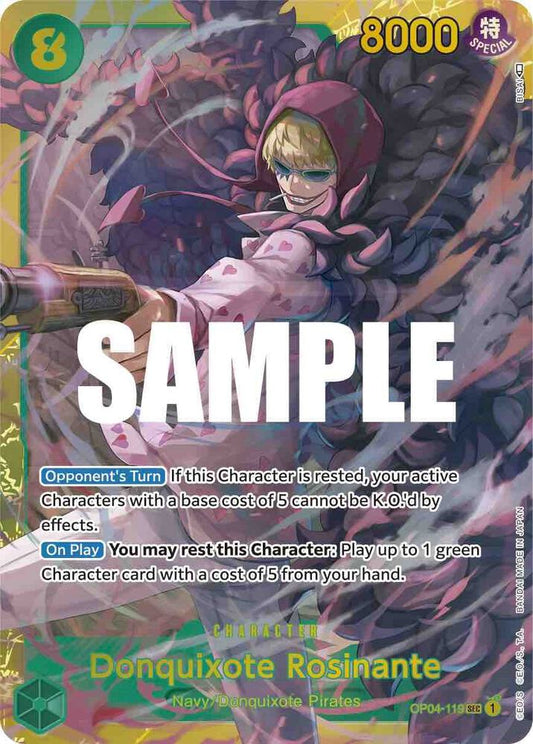 Donquixote Rosinante OP04-119 (Kingdoms of Intrigue)  - Foil