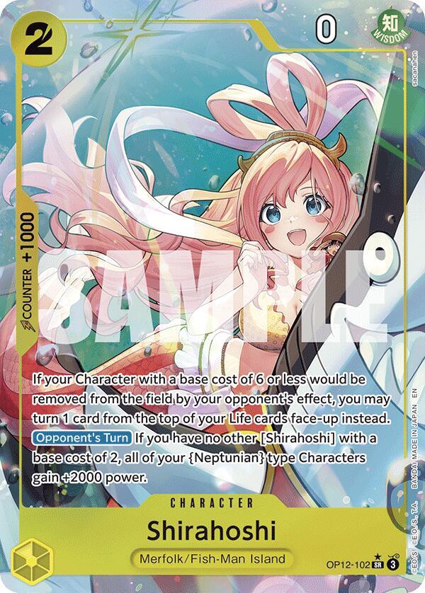 Shirahoshi OP12-102 (Legacy of the Master)  - Alternate Art Foil