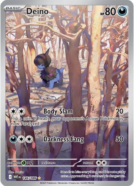 Deino 146/086 (SV: White Flare)  - Holofoil