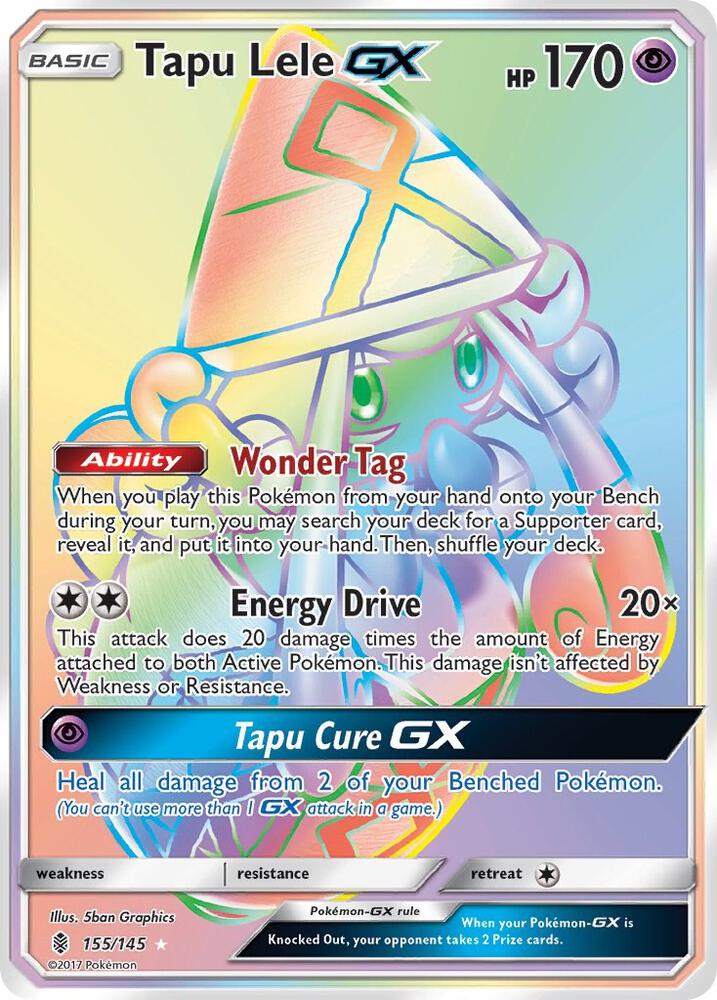 Tapu Lele GX 155/145 (SM - Guardians Rising)  - Holofoil