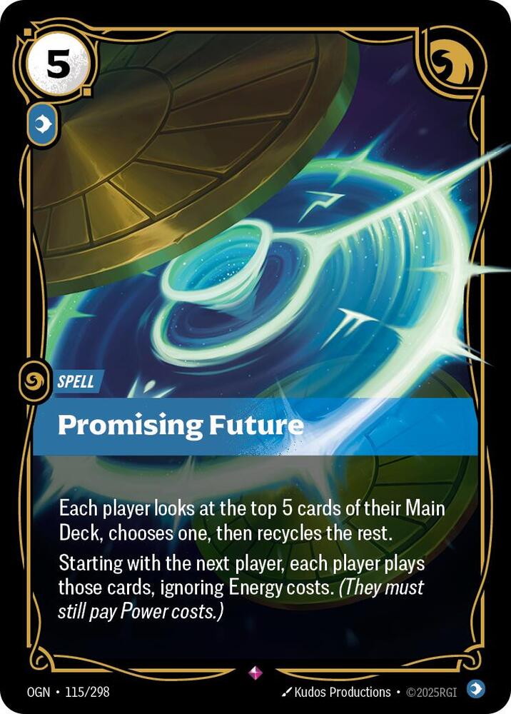 Promising Future 115/298 (Origins)  - Foil