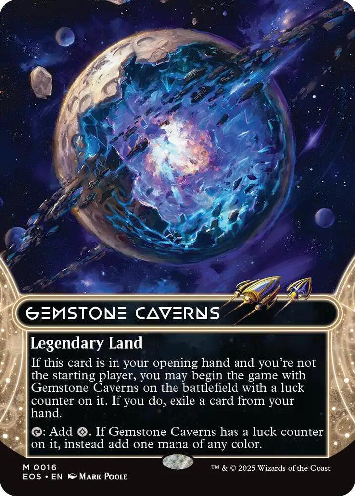 Gemstone Caverns  16 (Edge of Eternities: Stellar Sights)  - Borderless