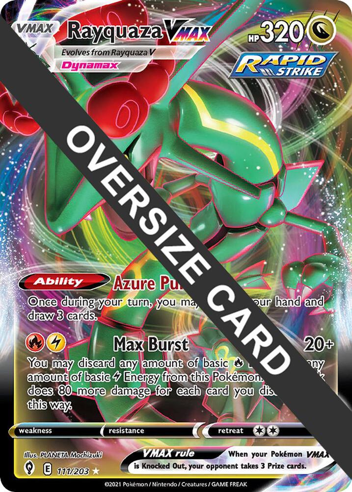 Rayquaza VMAX 111 203 111/203 (Jumbo Cards)  - Holofoil