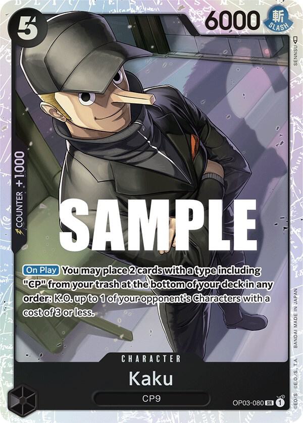 Kaku OP03-080 (Pillars of Strength)  - Foil