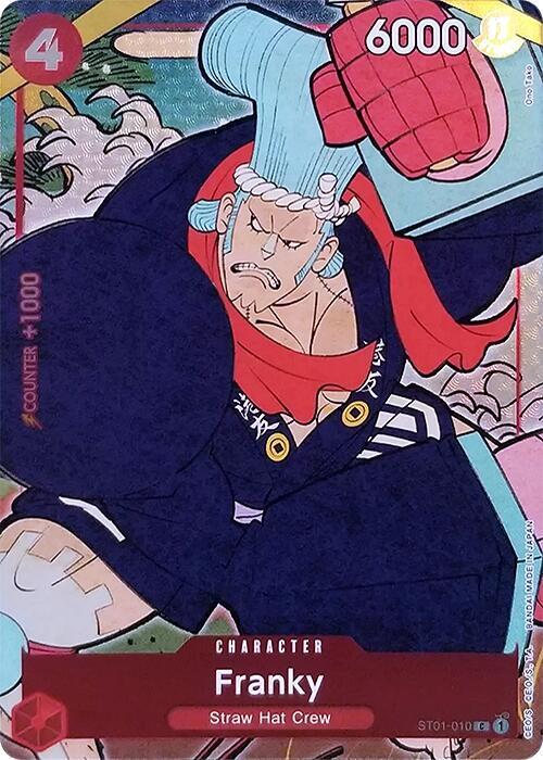 Franky (1st Anniversary) ST01-010 (One Piece Promotion Cards)  - Alternate Art Foil