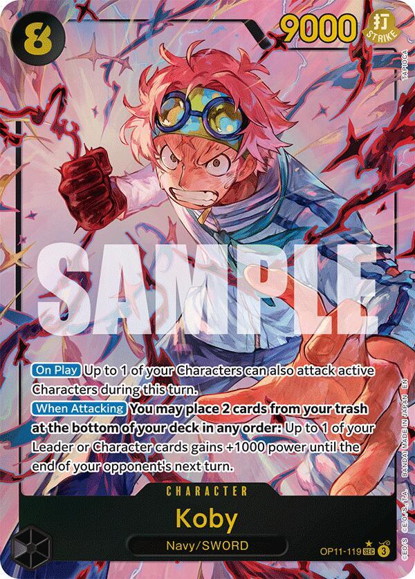 Koby OP11-119 (A Fist of Divine Speed)  - Alternate Art Foil