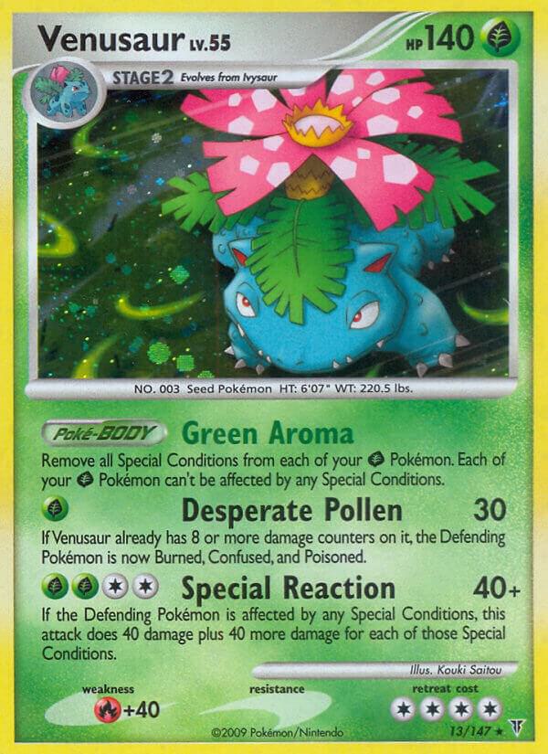 2009 Pokemon Supreme Victors 13/147 Venusaur Holo Rare *MP*