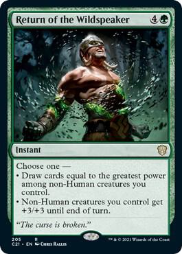 Return of the Wildspeaker 205/81 (Commander 2021) 