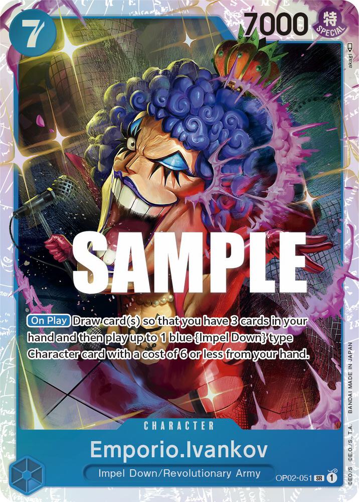 Emporio.Ivankov OP02-051 (Paramount War)  - Foil