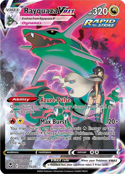 Rayquaza VMAX TG20/TG30 (SWSH12: Silver Tempest Trainer Gallery)  - Holofoil