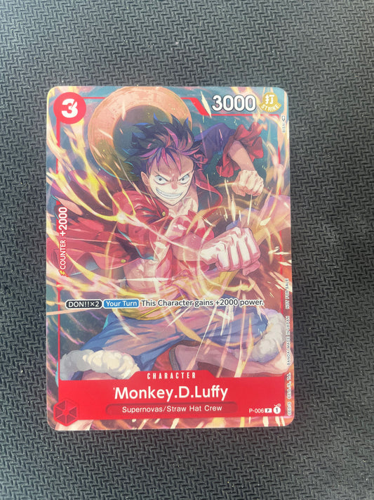 One Piece TCG Tournament Pack 1 Monkey. D. Luffy Promo