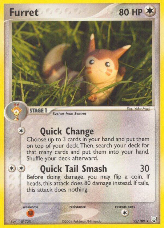Furret 22/109 (EX Team Rocket Returns) 