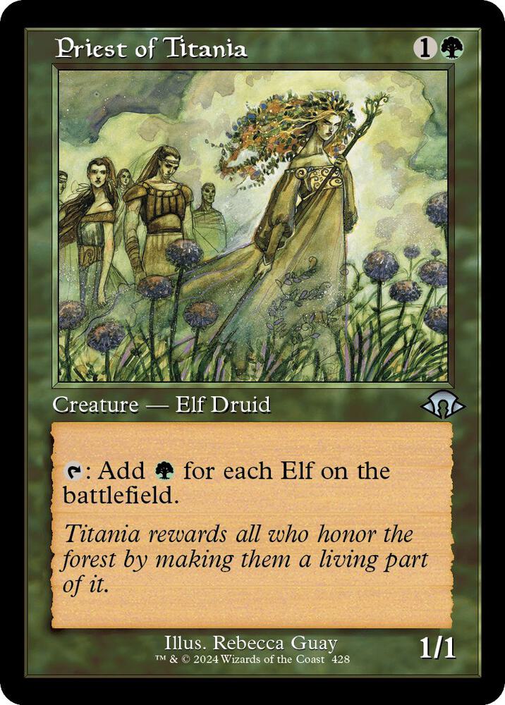 Priest of Titania 428 (Modern Horizons 3)  - Retro