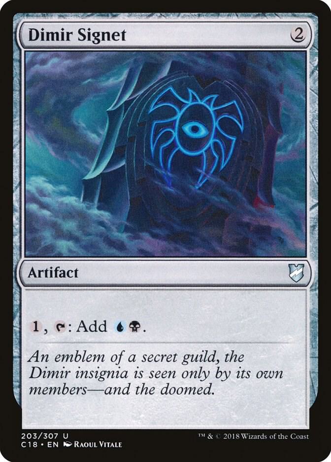 Dimir Signet 203/307 (Commander 2018) 