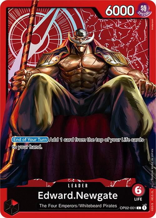 Edward.Newgate (Special Goods Set Former Four Emperors) OP02-001 (One Piece Promotion Cards)  - Foil