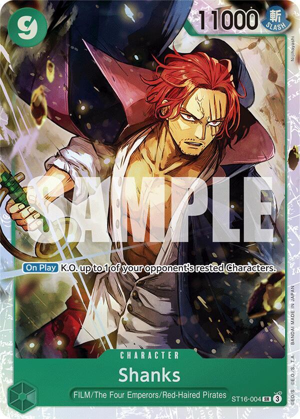 Shanks ST16-004 (Starter Deck 16: GREEN Uta)  - Foil