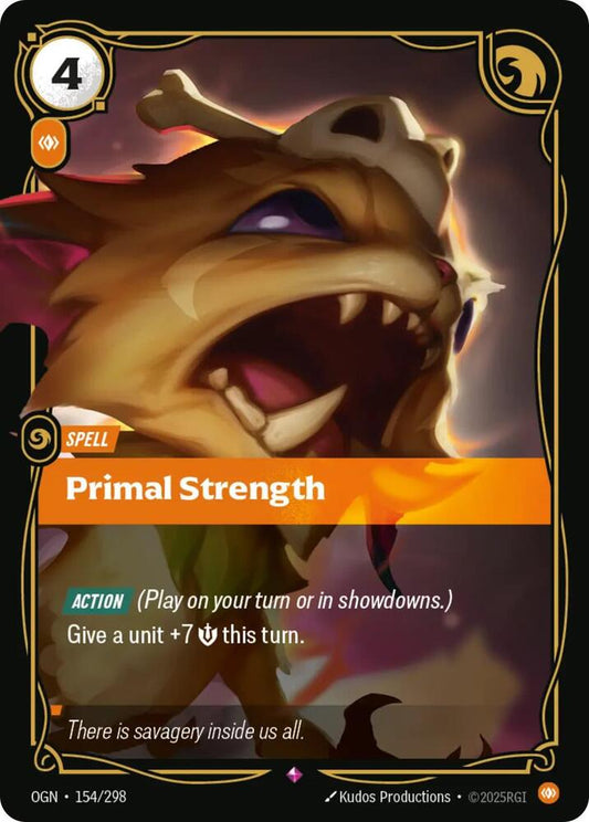Primal Strength 154/298 (Origins)  - Foil