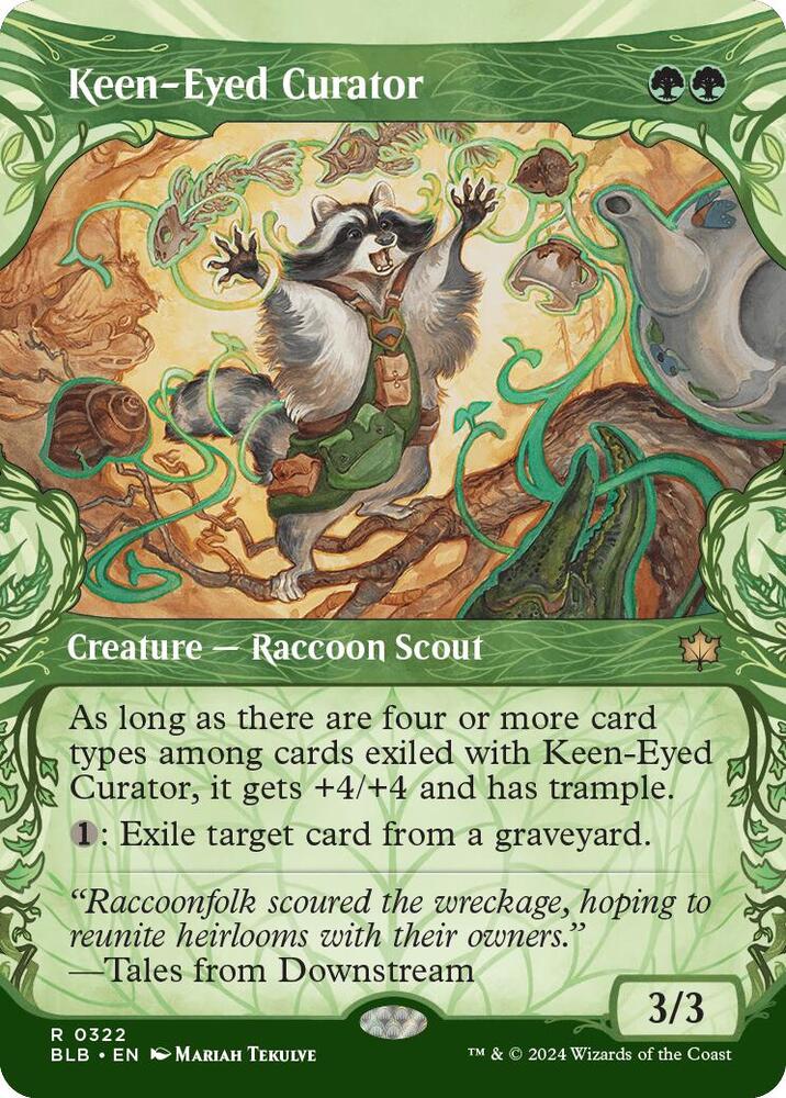 Keen-Eyed Curator 322 (Bloomburrow)  - Showcase