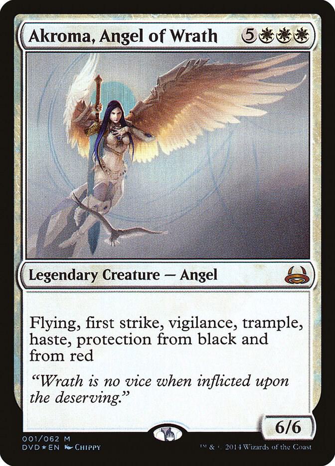 MTG Duel Decks: Anthology 1 Akroma, Angel of Wrath M NM Foil