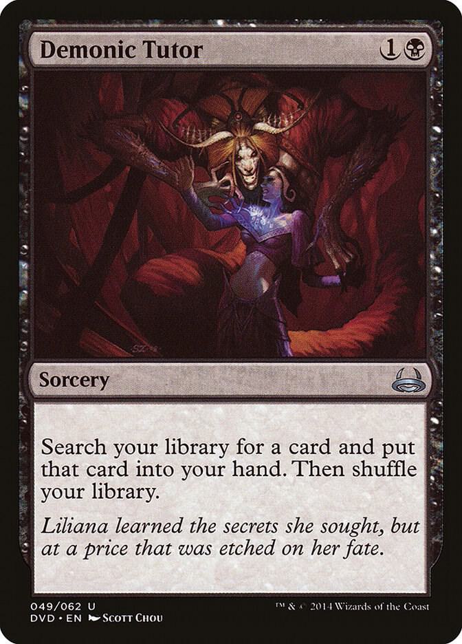 MTG Duel Decks: Anthology 49 Demonic Tutor U NM