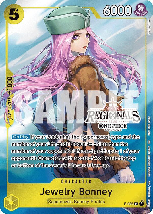 Jewelry Bonney (Offline Regional Participation Pack 2025 Vol.2) P-085 (One Piece Promotion Cards)  - Foil