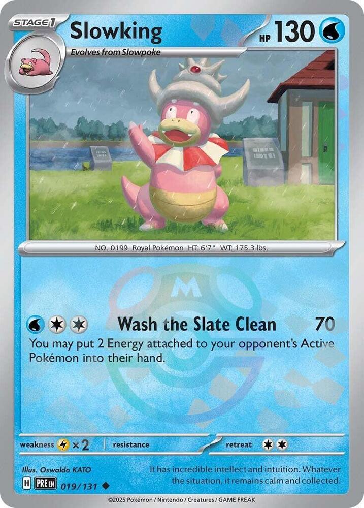 Slowking 019/131 (SV: Prismatic Evolutions)  - Master Ball Holofoil