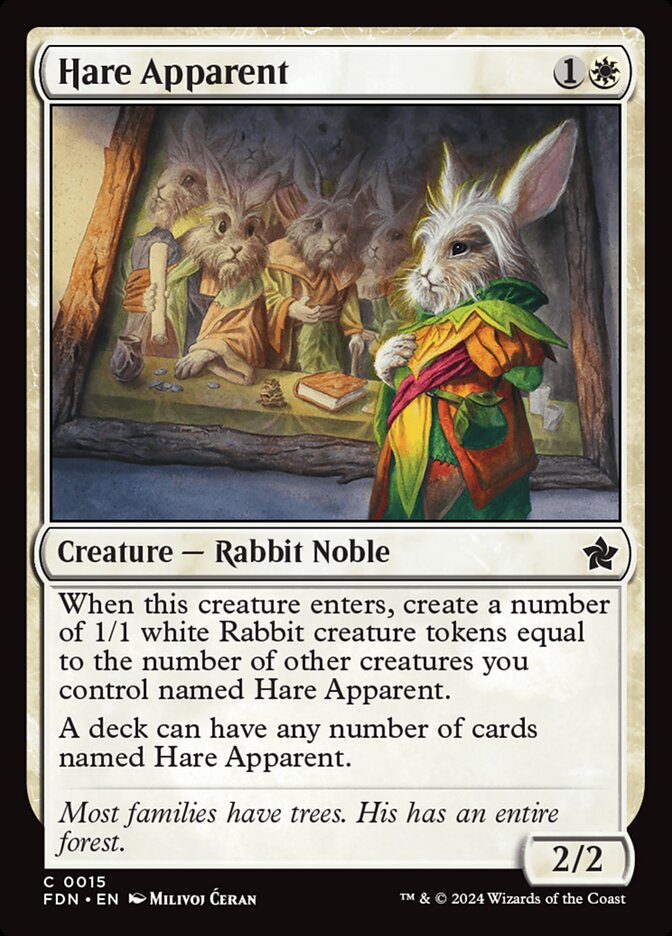 Hare Apparent 15 (Foundations) 