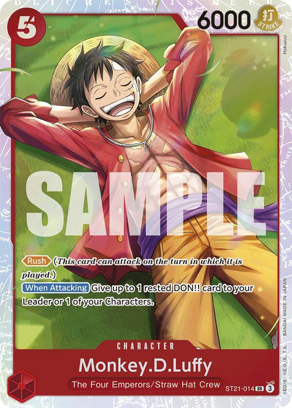 Monkey.D.Luffy ST21-014 (Starter Deck EX: Gear 5)  - Foil