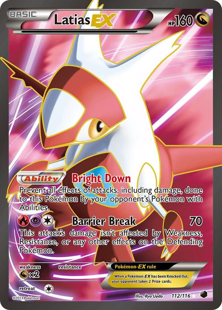 Latias EX 112/116 (Plasma Freeze)  - Holofoil