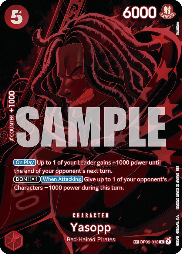 Yasopp OP09-013 (Legacy of the Master)  - Special Foil