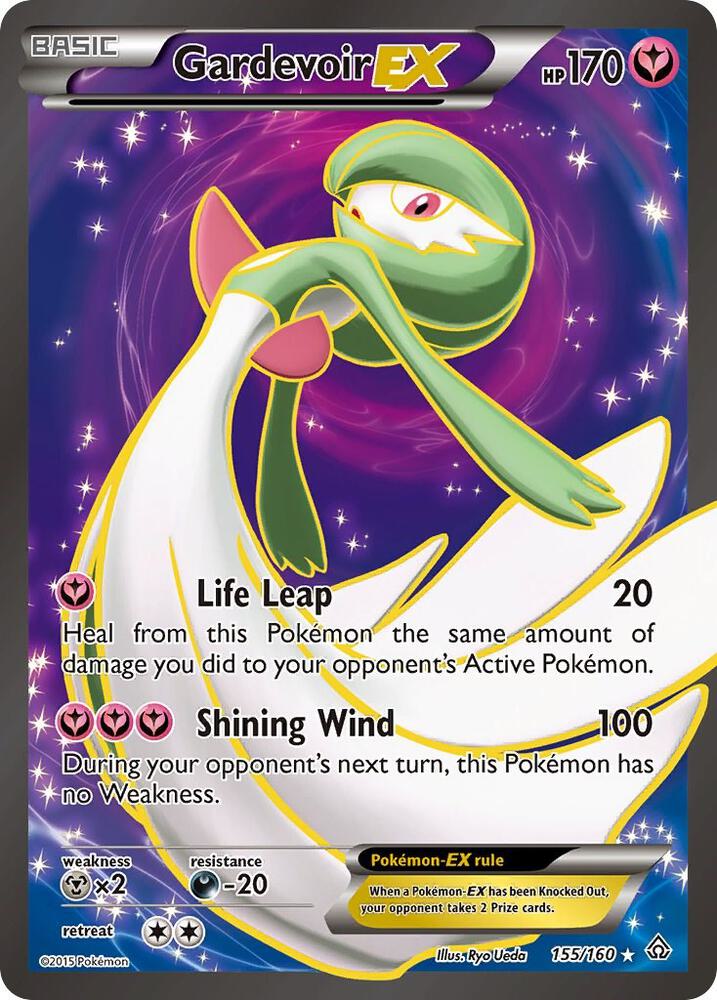 2015 Pokemon XY - Primal Clash 155/160 Gardevoir EX Ultra Rare