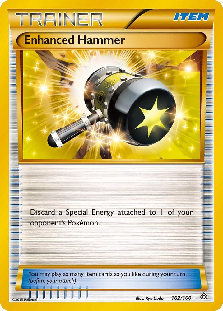 2015 Pokemon XY - Primal Clash 162/160 Enhanced Hammer Secret Rare