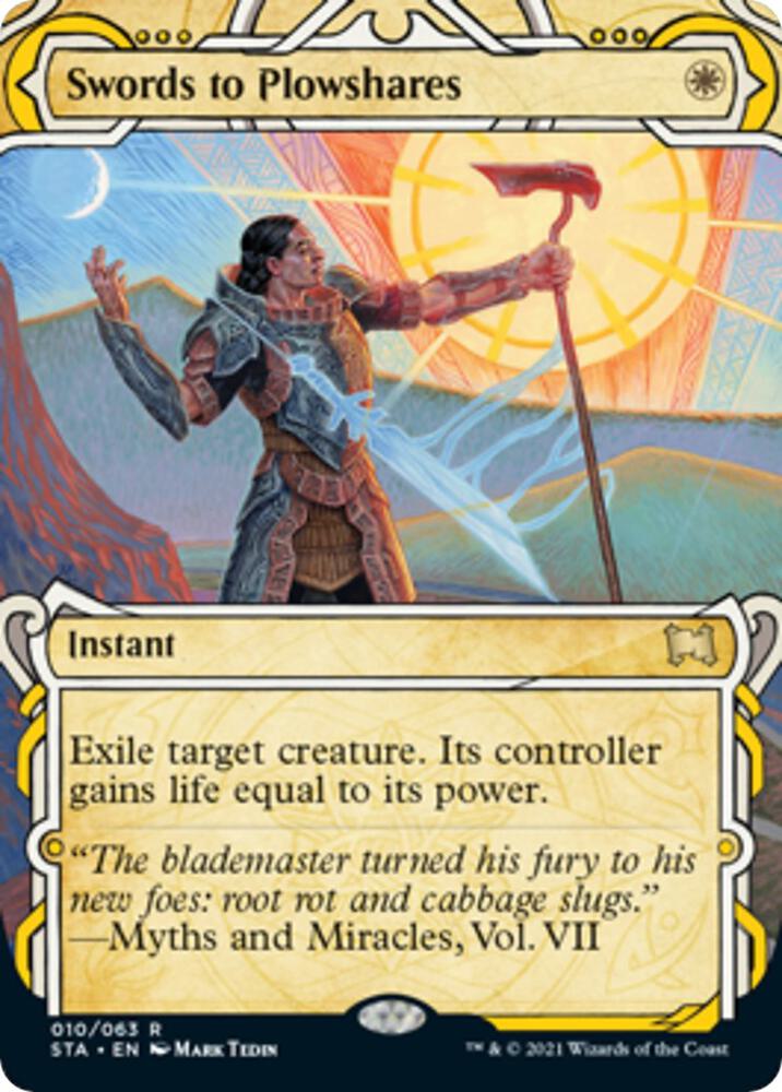 Swords to Plowshares 10/63 (Strixhaven: Mystical Archives)  - Foil