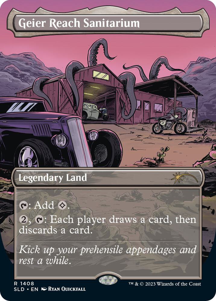 Geier Reach Sanitarium 1408 (Secret Lair Drop Series)  - Borderless Foil