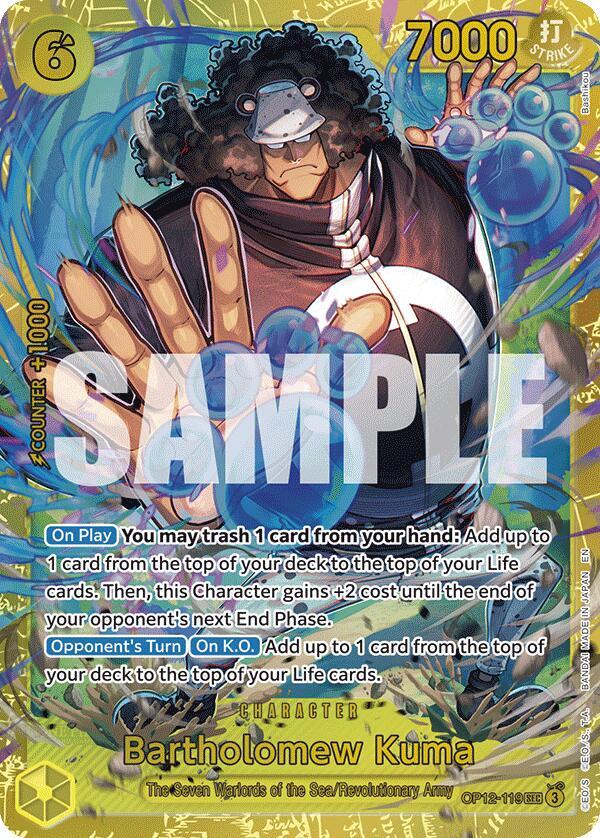 Bartholomew Kuma OP12-119 (Legacy of the Master)  - Foil