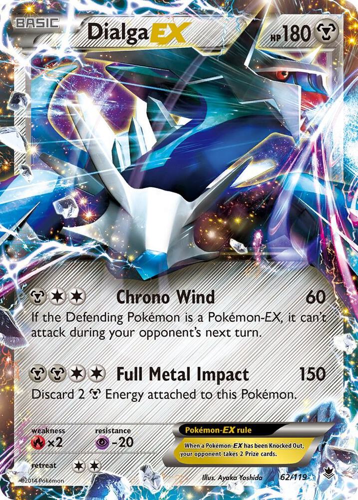 Dialga EX 62/119 (XY - Phantom Forces)  - Holofoil