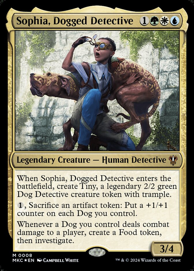 Sophia, Dogged Detective 8 (Commander: Murders at Karlov Manor)  - Foil