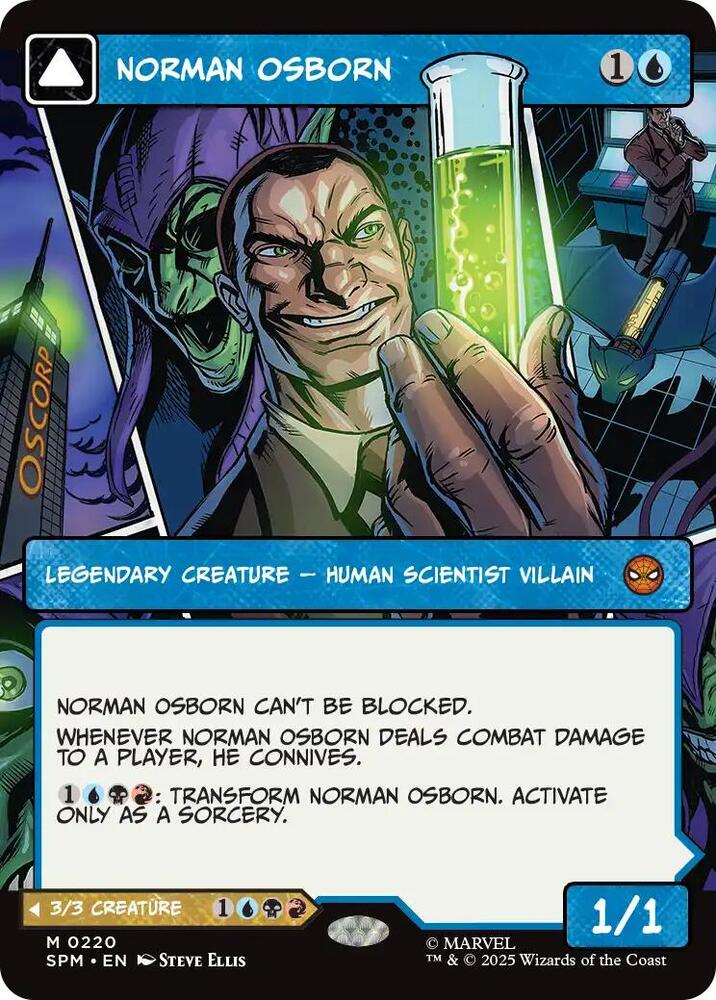 Norman Osborn Borderless 220 (Marvel's Spider-Man)  - Showcase Foil