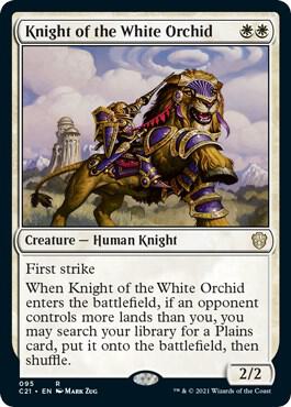 Knight of the White Orchid 95 (Commander 2021) 