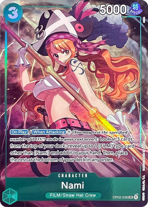 Nami (PCC Vol.1) OP02-036 (One Piece Promotion Cards)  - Alternate Art Foil