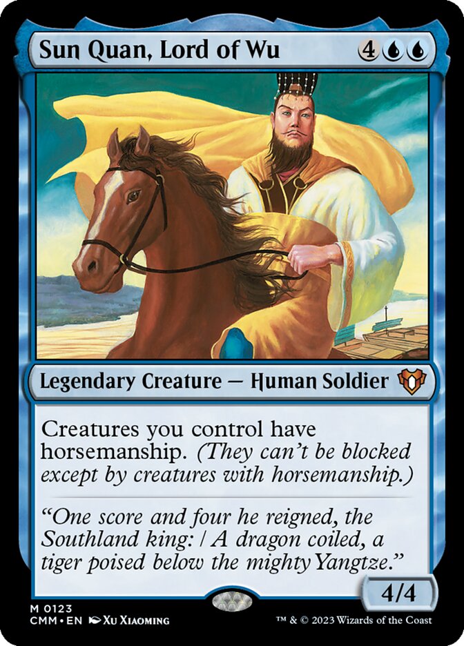 Sun Quan, Lord of Wu 123 (Commander Masters) 