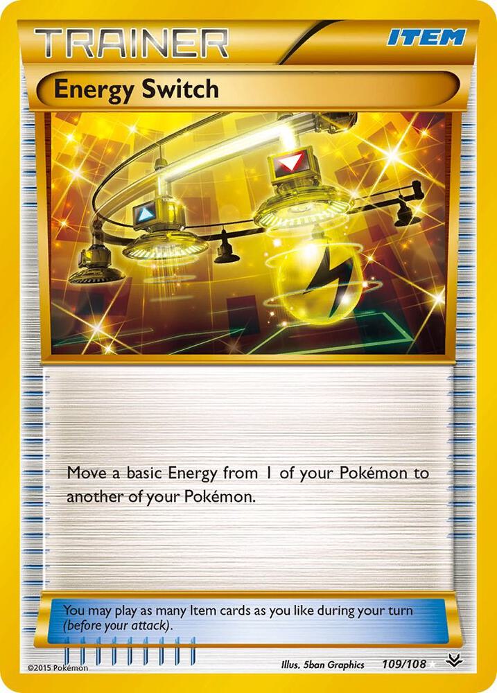 2015 Pokemon XY - Roaring Skies 109/108 Energy Switch Secret Rare