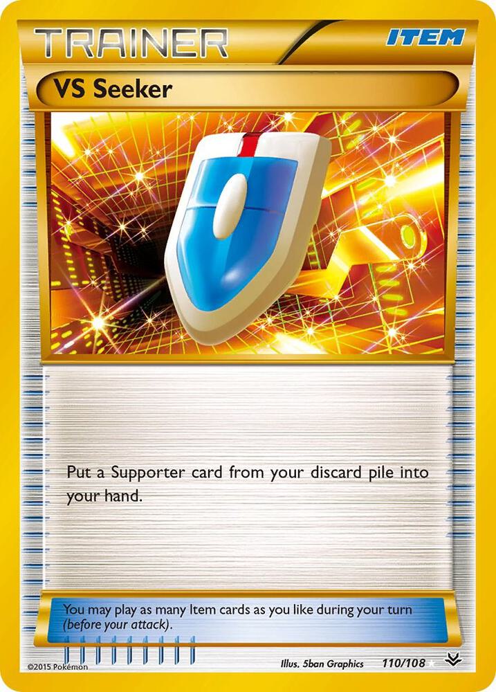 2015 Pokemon XY - Roaring Skies 110/108 VS Seeker Secret Rare