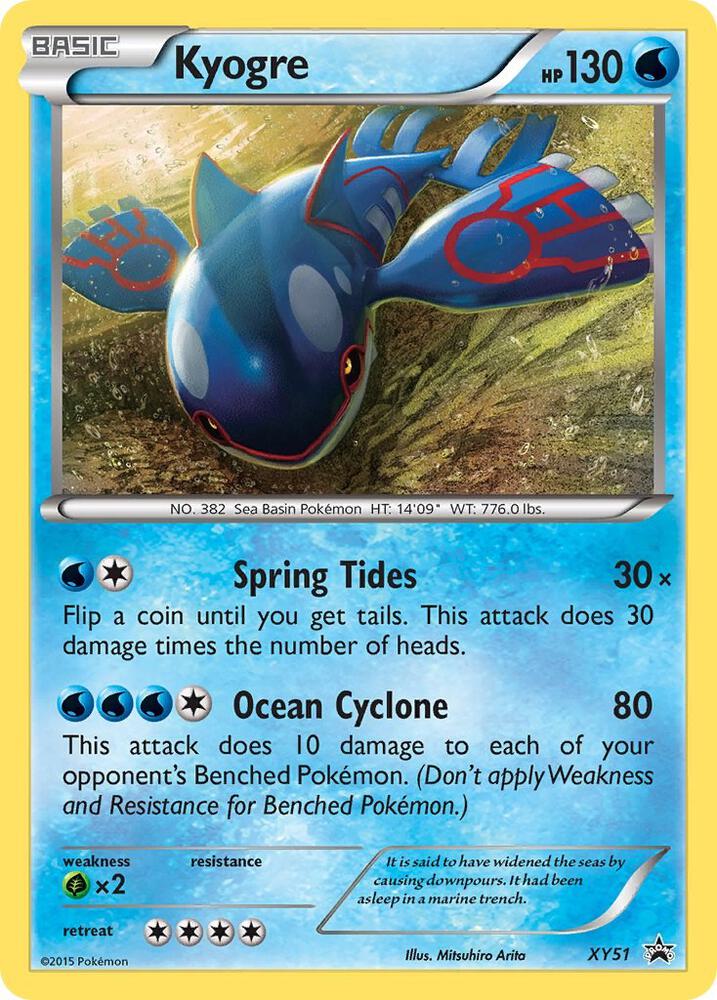 2013 Pokemon XY Promos XY51 Kyogre Promo holo *LP*