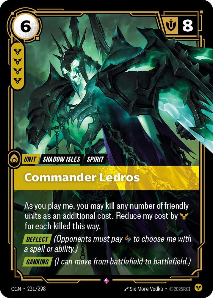 Commander Ledros 231/298 (Origins)  - Foil