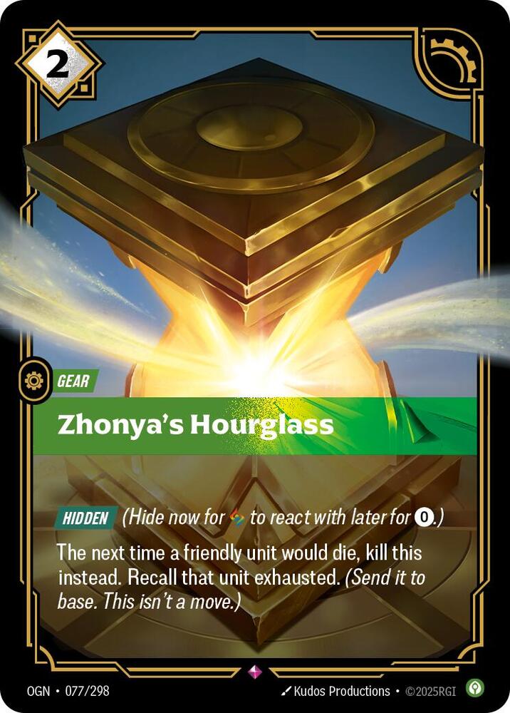 Zhonyas Hourglass 077/298 (Origins)  - Foil