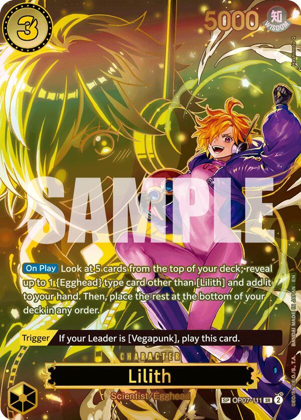 Lilith OP07-111 (Carrying On His Will)  - Special Foil