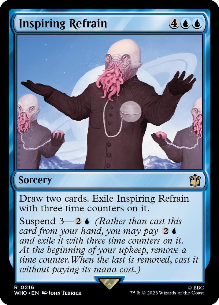 Inspiring Refrain 216/331 (Universes Beyond: Doctor Who)  - Foil