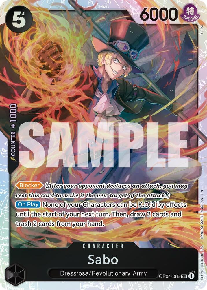 Sabo (Reprint) OP04-083 (Premium Booster -The Best- Vol. 2)  - Foil
